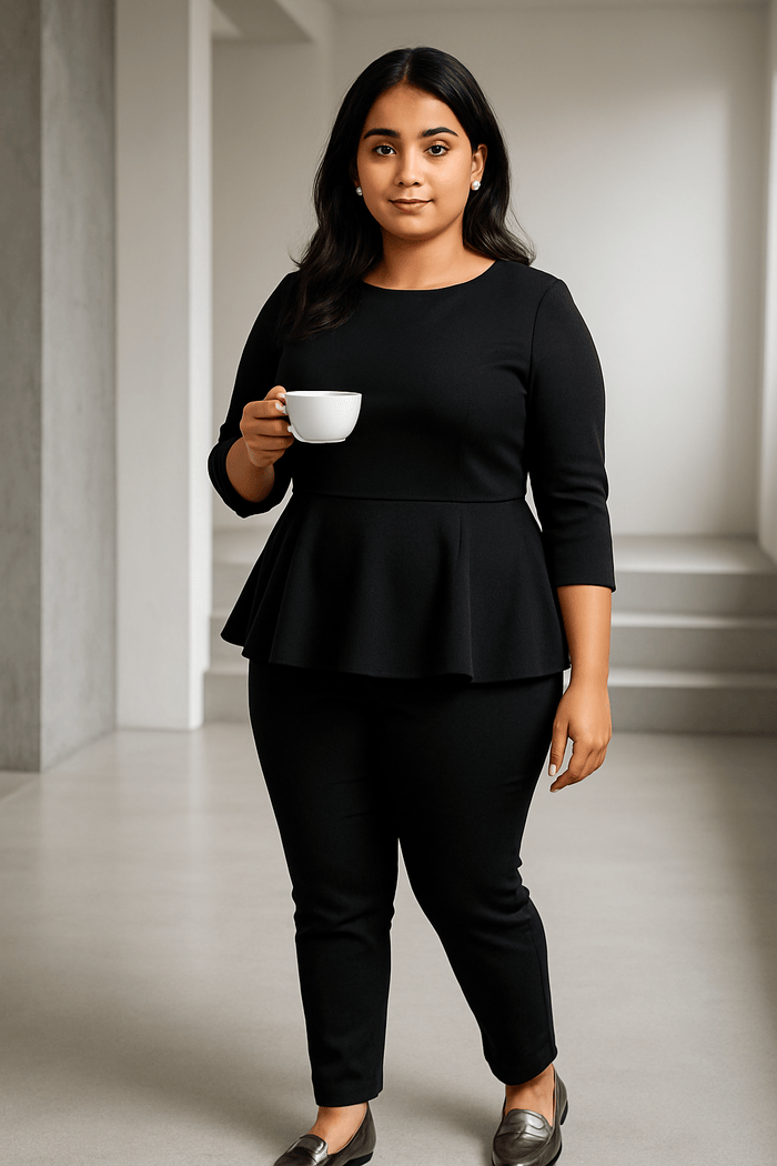 Peplum Top for Apple Body Shape