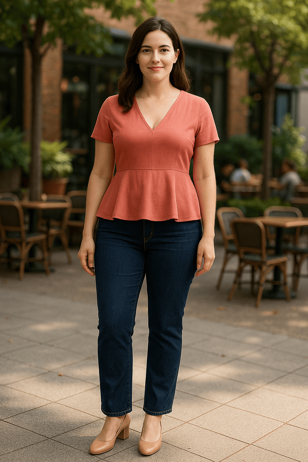 Peplum top for Pear Body Shape